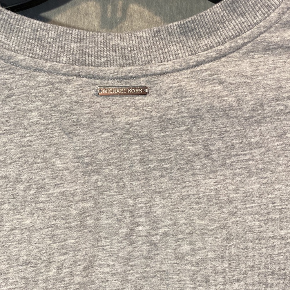 Michael Kors fleece sweatshirt size small elastic waist - Picture 3 of 6